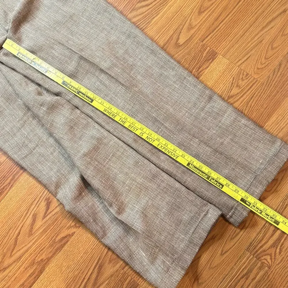 Vtg Polo Ralph Lauren USA Pleated Houndstooth Dress Pants Mens 33x31 Wool Cuffed